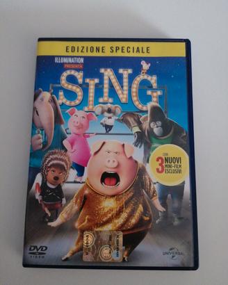 DVD SING cartone  animato 