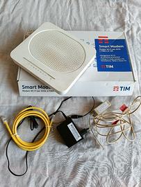 Modem TIM Smart Hub ADSL Fibra Router
