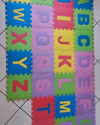 Tappeto gommoso puzzle 