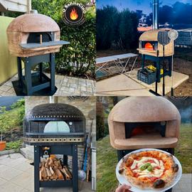 Forno Pizza legna o gas. Per Esterno. Alta Qualitá