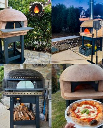 Forno Pizza legna o gas. Per Esterno. Alta Qualitá