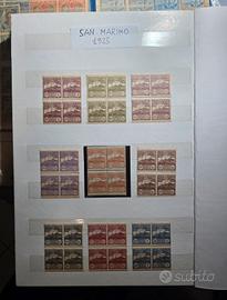 Francobolli San Marino 1925