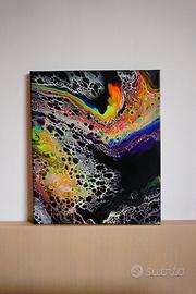 Quadro originale dipinto a mano – Fluid Art 50x60
