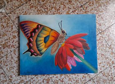 quadro "guardami" - farfalla