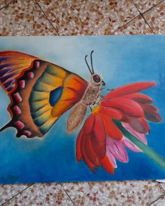 quadro "guardami" - farfalla