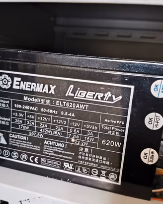 Alimentatore Enermax Liberty Modulare 620W