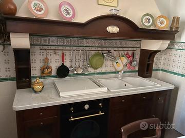 Cucina completa im legno massello