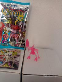 Action Figure Cosmiti 3d,con libricino e bustina