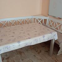 Giropanca con tavolo e cuscini 