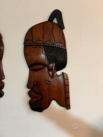maschere di legno