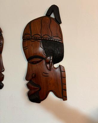 maschere di legno