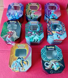 Scatole vuote Tin Box Pokemon Random