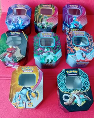 Scatole vuote Tin Box Pokemon Random