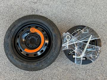 Ruotino di scorta Lancia Y+Kit contenitore cric