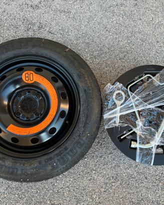 Ruotino di scorta Lancia Y+Kit contenitore cric