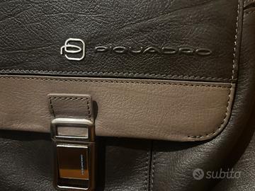 Borsa piquadro in pelle marrone