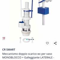 doppio scarico wc per vaso monoblocco