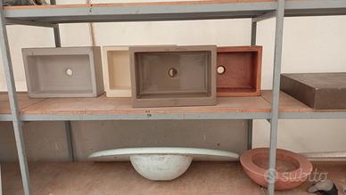 Piatti doccia,lavabo e altro in cemento resinato