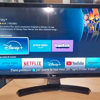 LG Monitor TV Led 24" HD Ready + fire stick Amazon