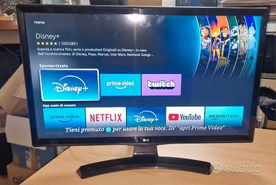 LG Monitor TV Led 24" HD Ready + fire stick Amazon