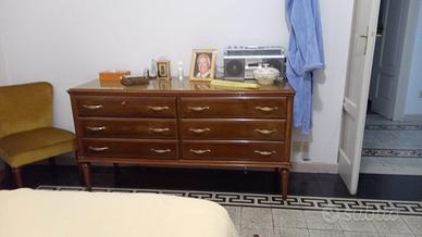 Camera da letto artigianale italiana anni 50