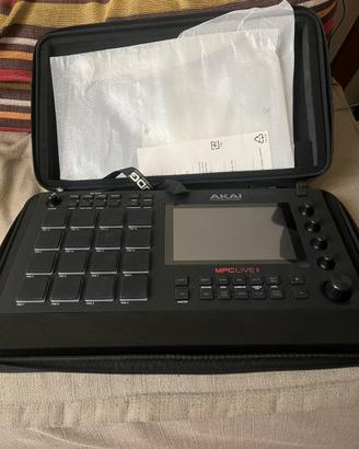 Akai mpc live II + case Udg + accessori