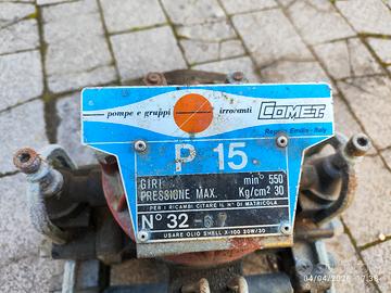Pompa Comet P15 motocoltivatore 