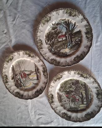 Piatti vintage Johnson Bros "The friendly village"