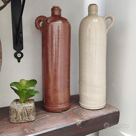 ANTICHE BOTTIGLIE GRES VASI CERAMICA PRIMI DEL 900