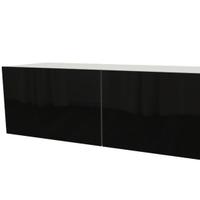 IKEA mobile Besta bianco/nero a 2 ante 120x40x38