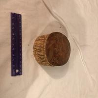 Scatolina/Portagioie Rustica In Legno Intagliata