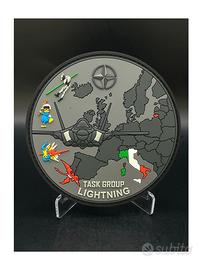 Patch Gomma PVC Task Group Lightning NATO Estonia