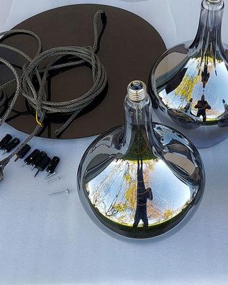 4 lampade Led curved a damigiana