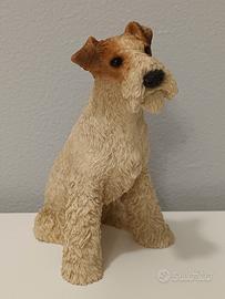 Statuina Cio Castagna Wire Fox Terrier