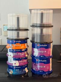lotto supporti DVD-r + CD-r + BDR nuovi