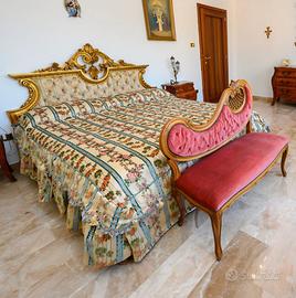 Letto barocco in massello