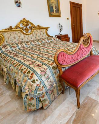 Letto barocco in massello