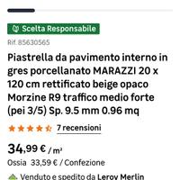piastrella marazzi Leroy Merlin effetto legno