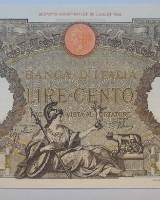 100 Lire Roma Guerriera Fascio Roma 20-02-1941