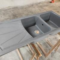 Lavello Elleci living 500 2 vasche Granitek M73.