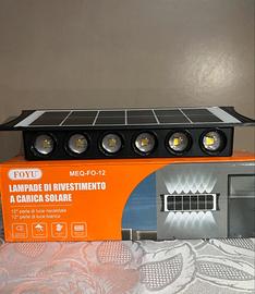 Lampada Solare da Esterno 12 LED - Nuovo