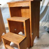 sgabello in faggio multifunzione