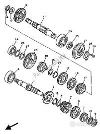 Pignone Yamaha XT 350 55V174600000