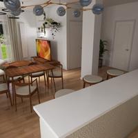 Appartamento tricamere con doppi servizi, cantina