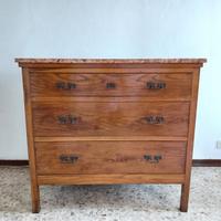 Comò Restaurato Originale 1900 | Marmo Naturale