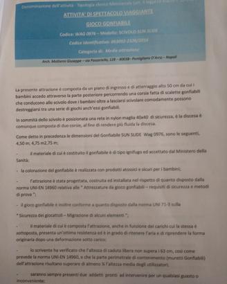 doppio scivolo gonfiabile per ludoteche bambini 