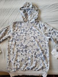 Felpa Adidas cotone garzato con cappuccio