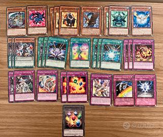 Lotto Yu‑Gi‑Oh Bestia Cristallo completo GX