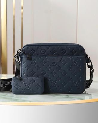 Borsa tracolla uomo/messenger bag notte in pelle
