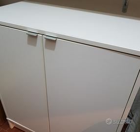 Ikea Effektiv, legno bianco due ante